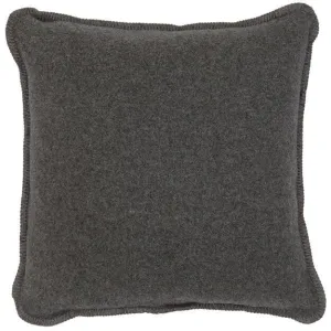 Solid Greystone Wool Pillow