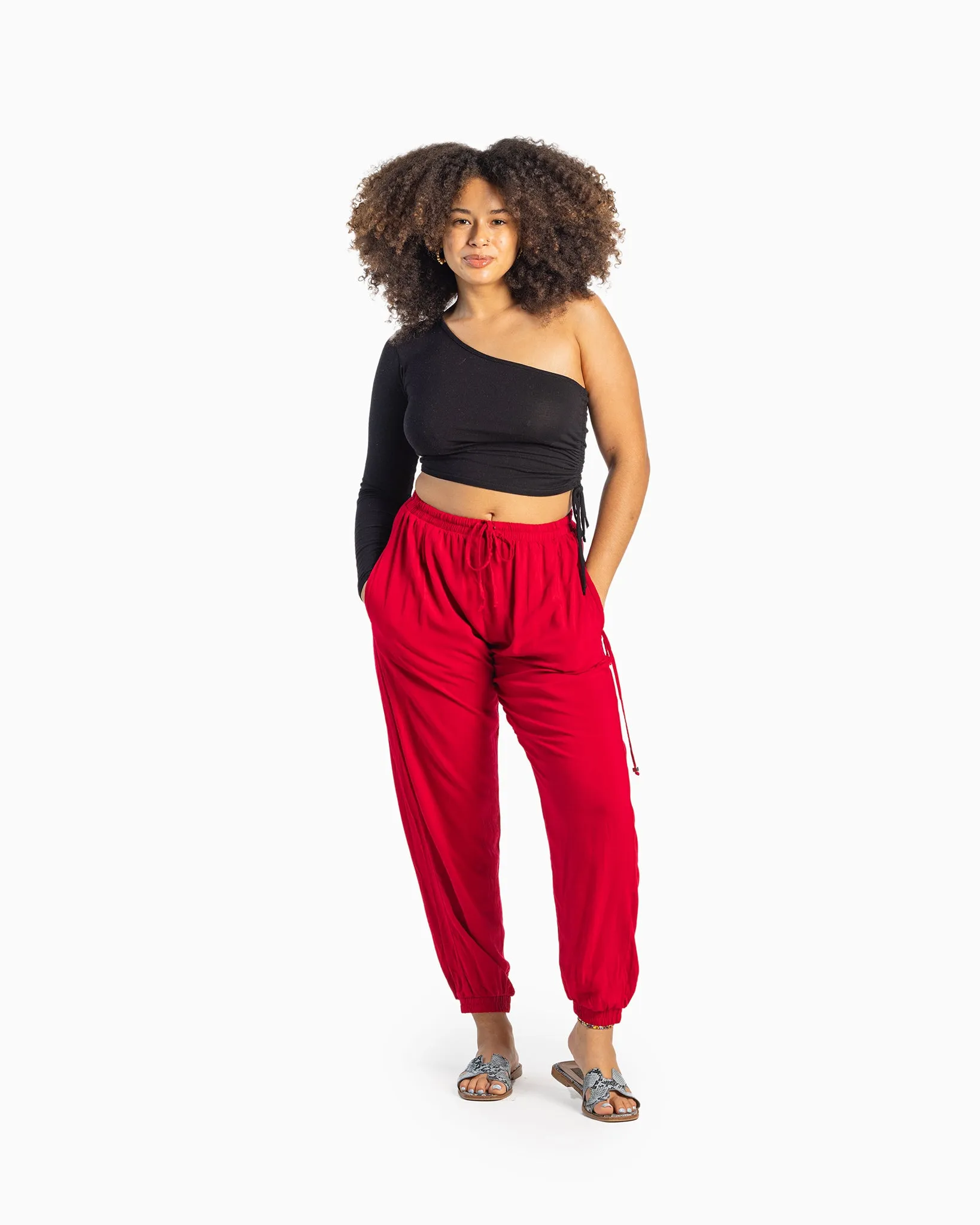 Solid Miami Jogger Harem Pants