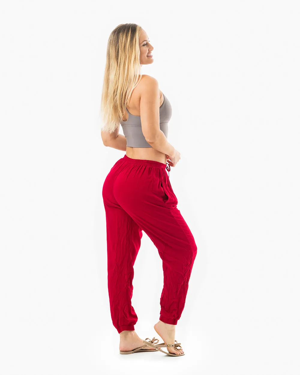 Solid Miami Jogger Harem Pants