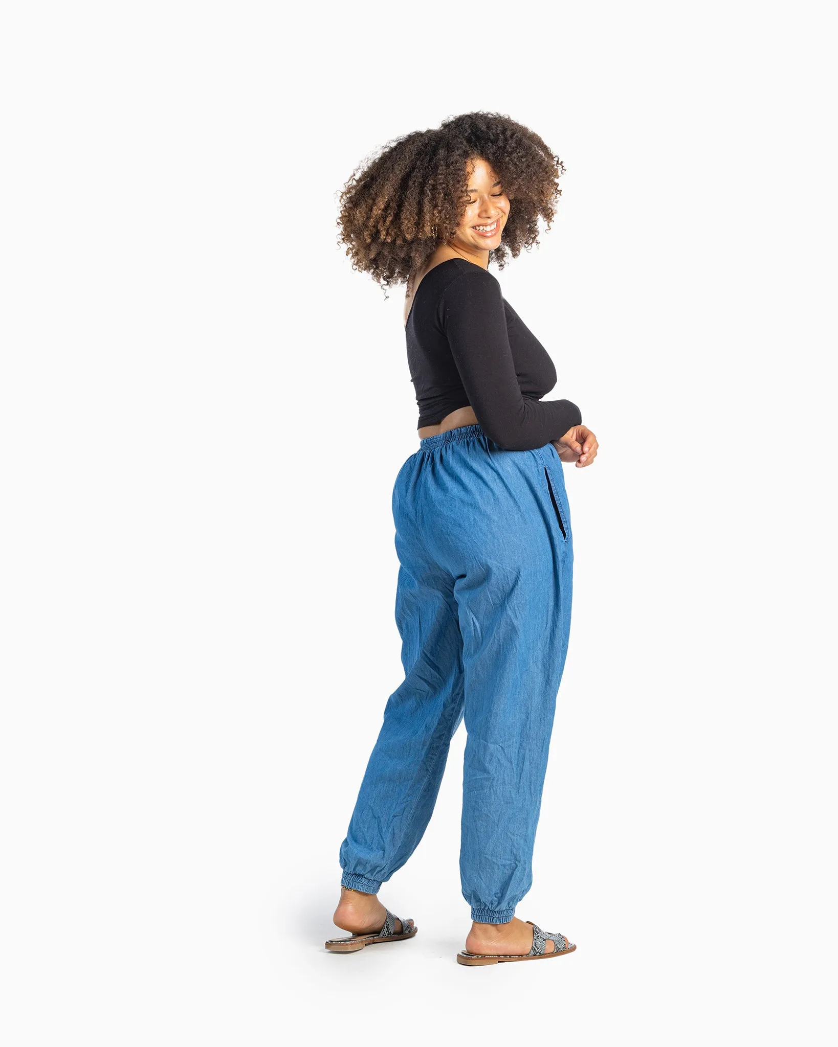 Solid Miami Jogger Harem Pants