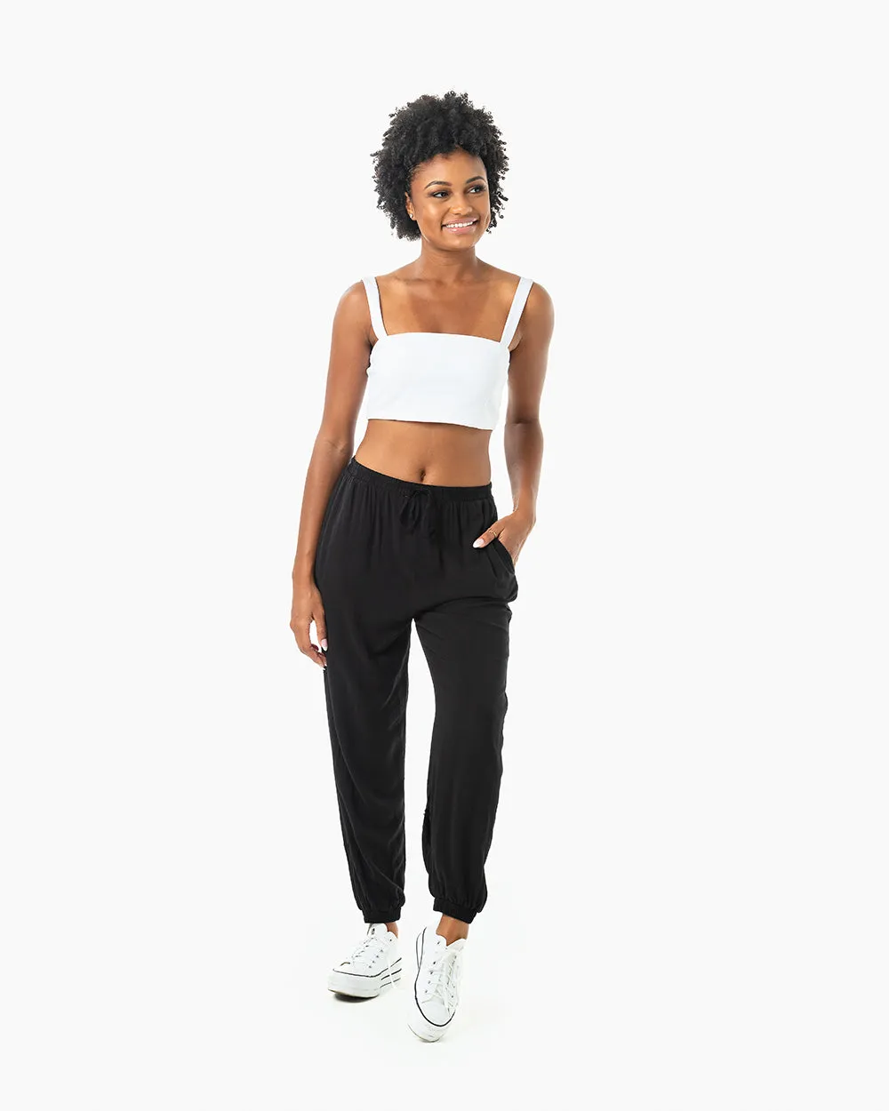 Solid Miami Jogger Harem Pants