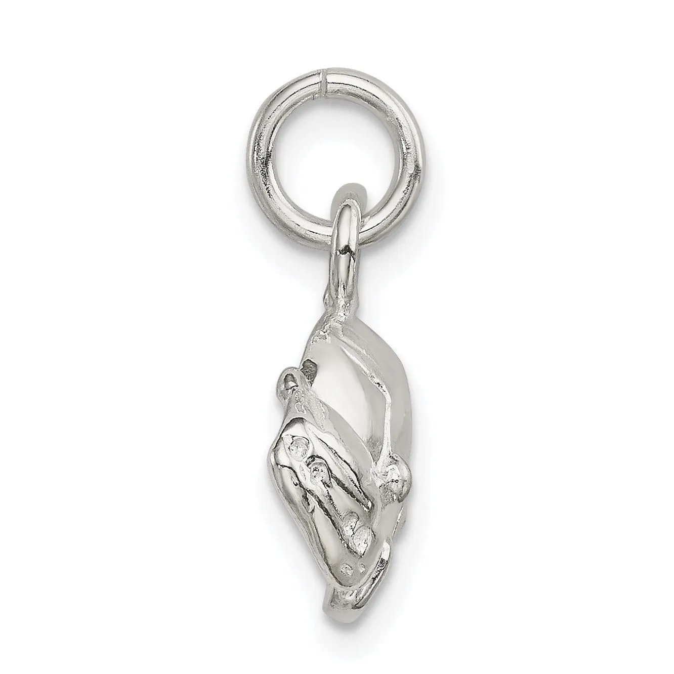 Solid Sterling Silver Polish Car Charm Pendant