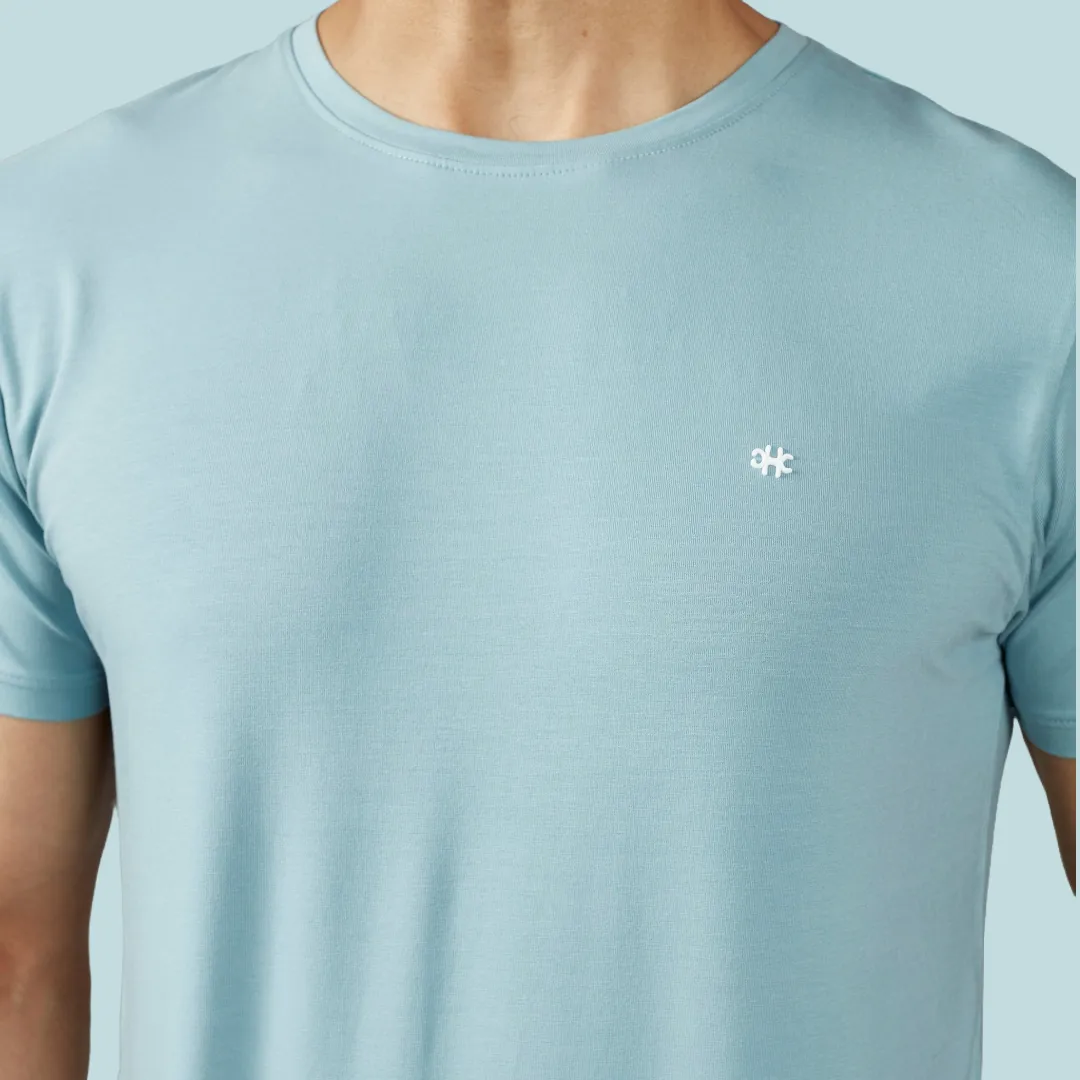 Solid with logo mark Sky Blue T-shirt