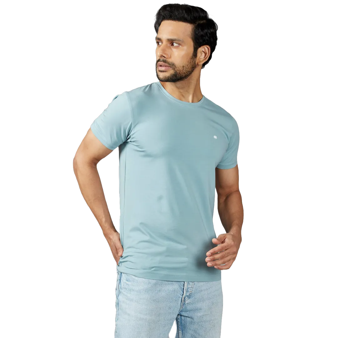 Solid with logo mark Sky Blue T-shirt