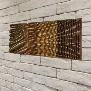 Solidwood Abstract 3D Wall Decor