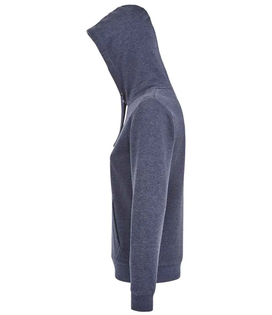 SOL'S Ladies Spencer Hooded Sweatshirt | Heather Denim