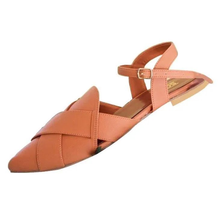 Soma -  Orange Loafers With Back