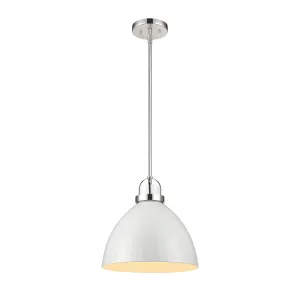 Somerville 1-Light Pendant in Gloss White