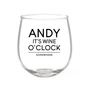 Somewhere Stemless Wine Glass