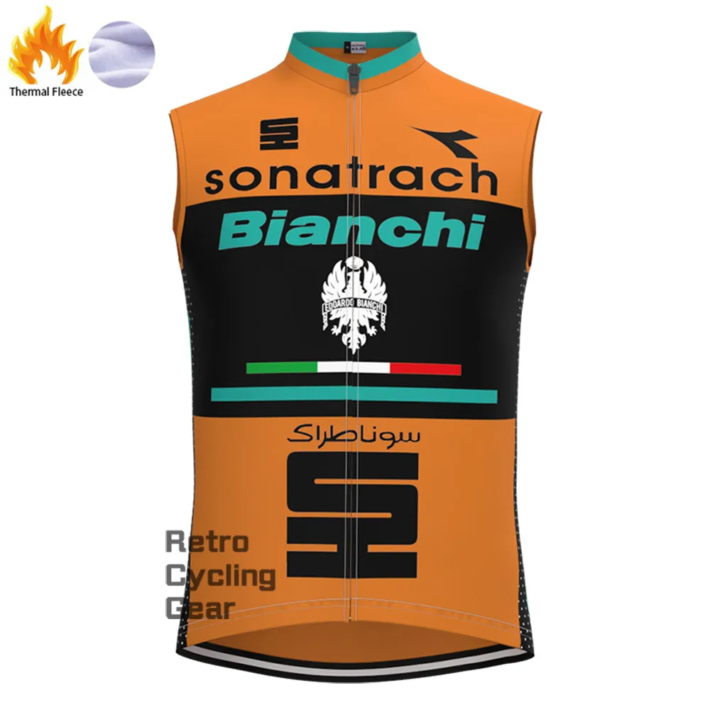 Sonatrach Bianchi Fleece Cycling Vest