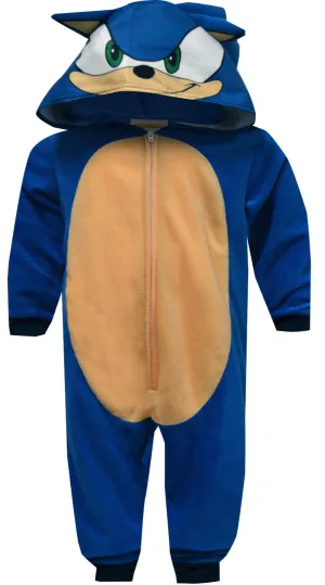 Sonic the Hedgehog Blue One Piece Blanket Sleeper