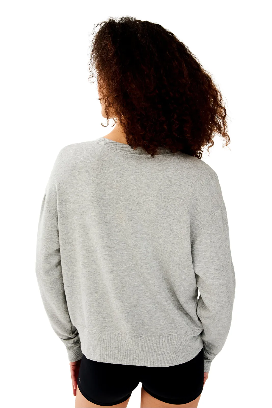 Sonja Fleece Sweatshirt, Heather Grey