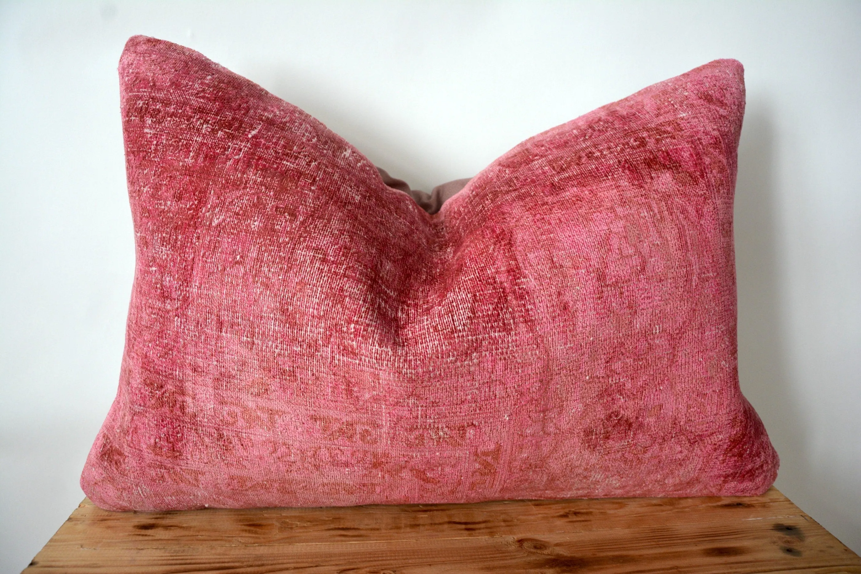 Sonnet - Pink Bamboo Silk Pillow Cover