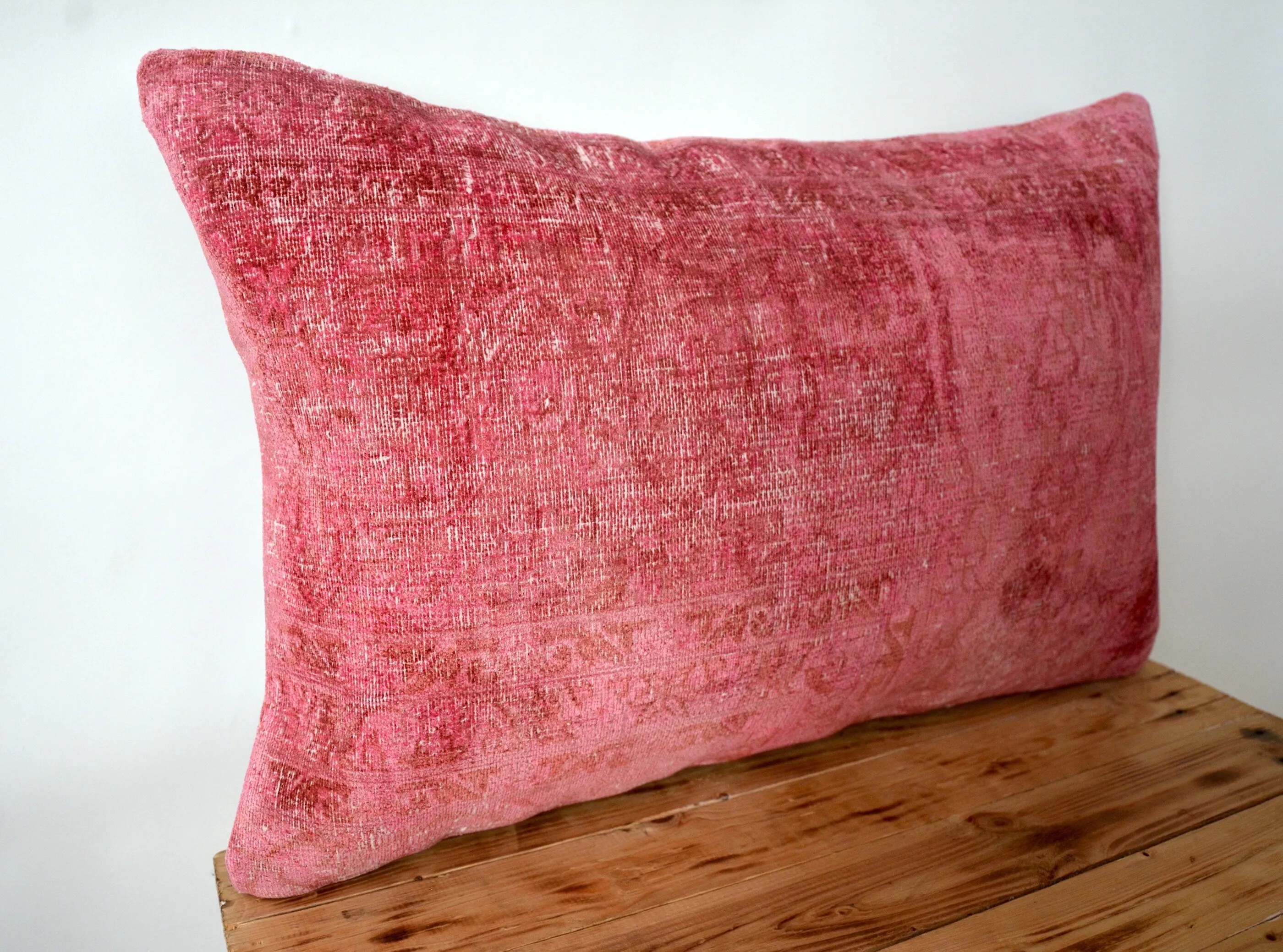 Sonnet - Pink Bamboo Silk Pillow Cover