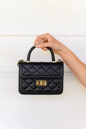 Sophia's Choice Mini Handbag in Black