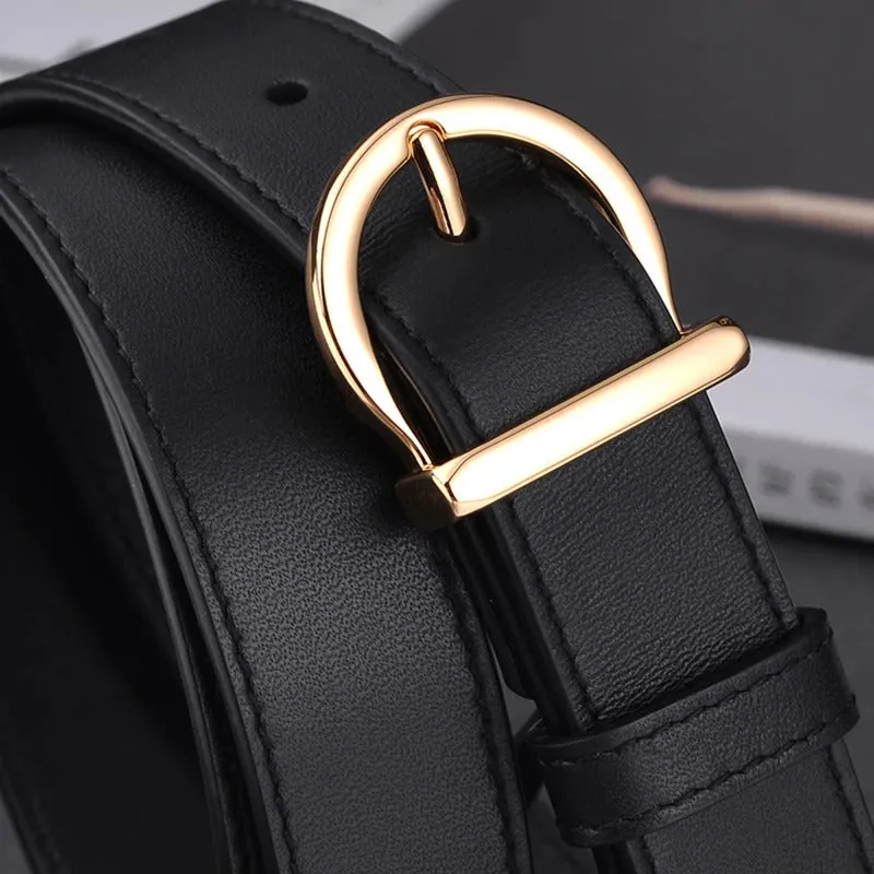 Sophisticated Fashion Vegan Leather Waist Belts