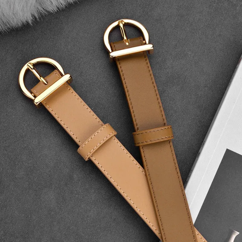 Sophisticated Fashion Vegan Leather Waist Belts