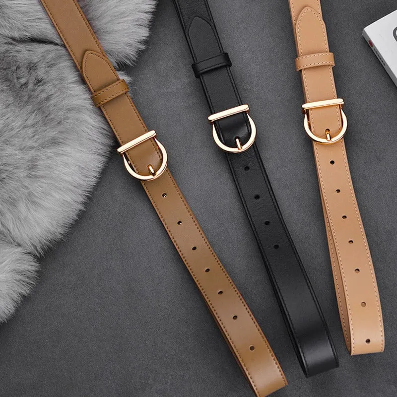 Sophisticated Fashion Vegan Leather Waist Belts