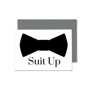 Sophisticated Grey Envelope Groomsmen Cards - 8-Pack