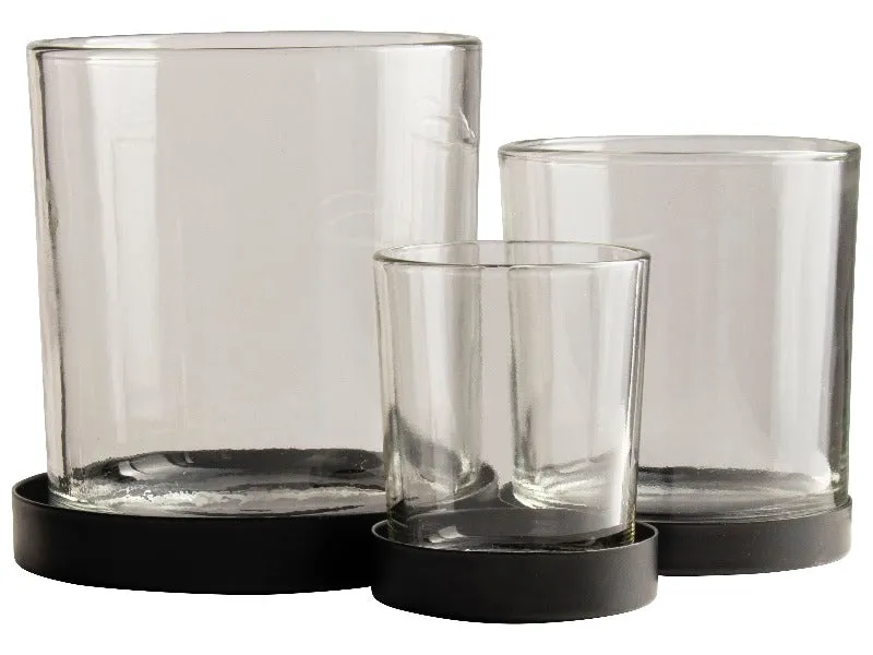 Soporte de metal con vasos