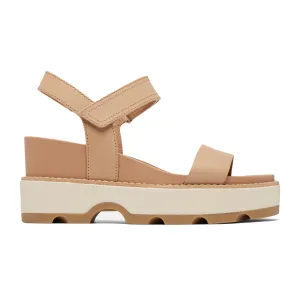 Sorel Joanie IV Ankle Strap Wedge Sandal (Women) - Honest Beige/Bleached Ceramic