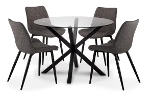 Sorlyn 5-Piece Dining Set - Glass