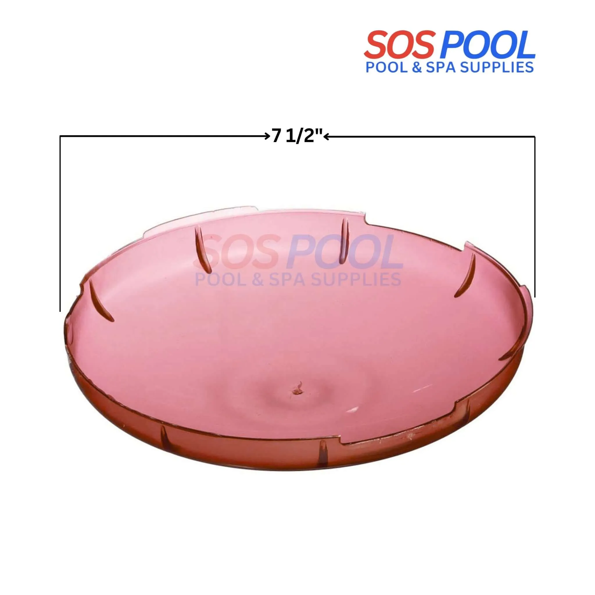 SOSPool Red Lens Cover For Amerlite Pool Lights | 7.5" | SPL27917