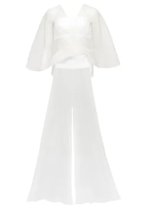 Soul Sheer Cotton Organza Two-Piece Set