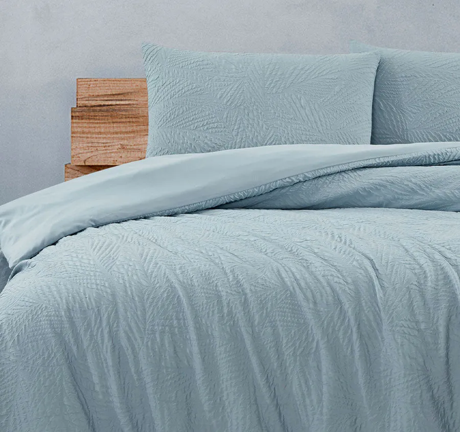 South Coast Quilt Cover Set Range Pale Blue