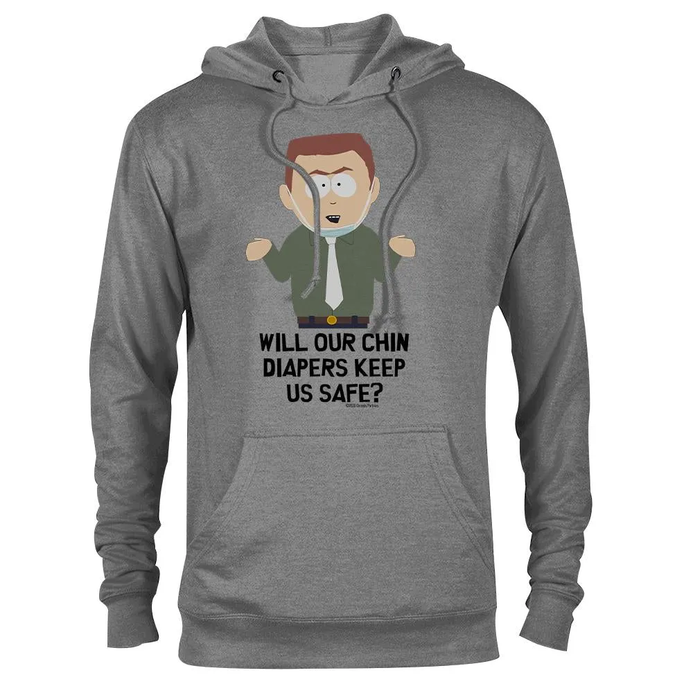 South Park Chin Diapers Fleece Hooded Sweatshirt