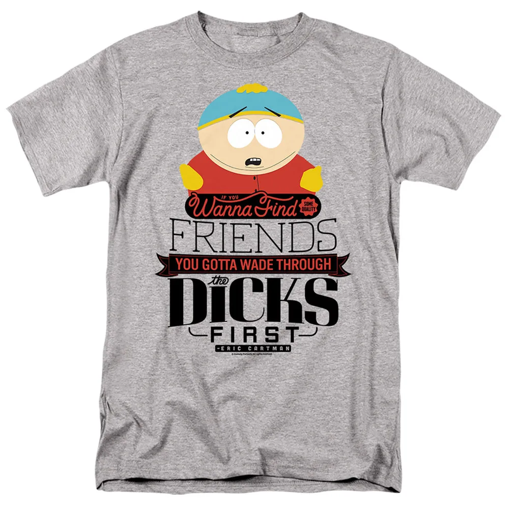 South Park Wade Through Dicks Mens T Shirt Athletic Heather