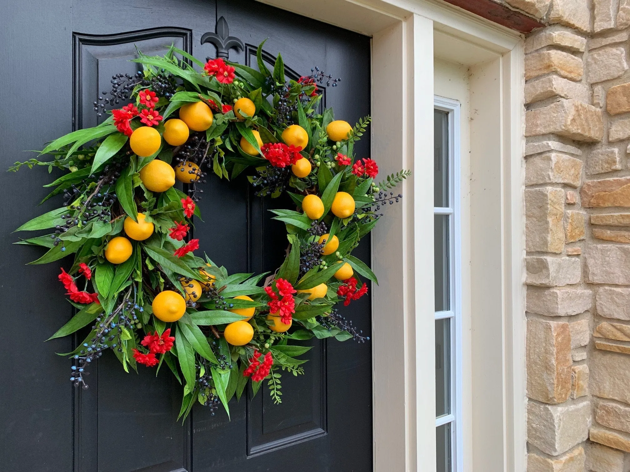 Southern Charm Lemon Wreath