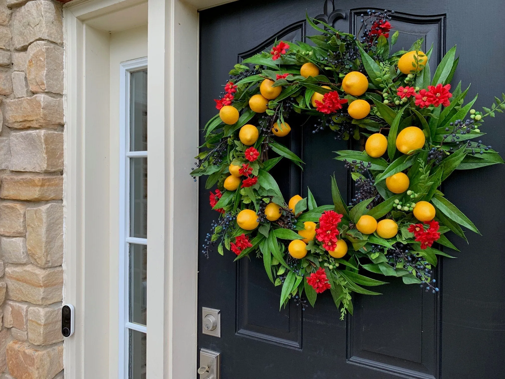 Southern Charm Lemon Wreath