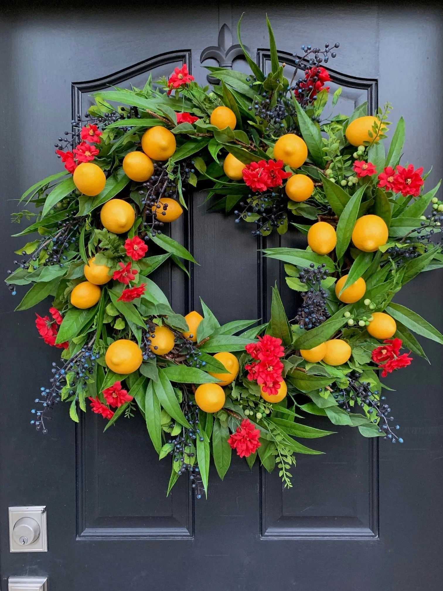 Southern Charm Lemon Wreath