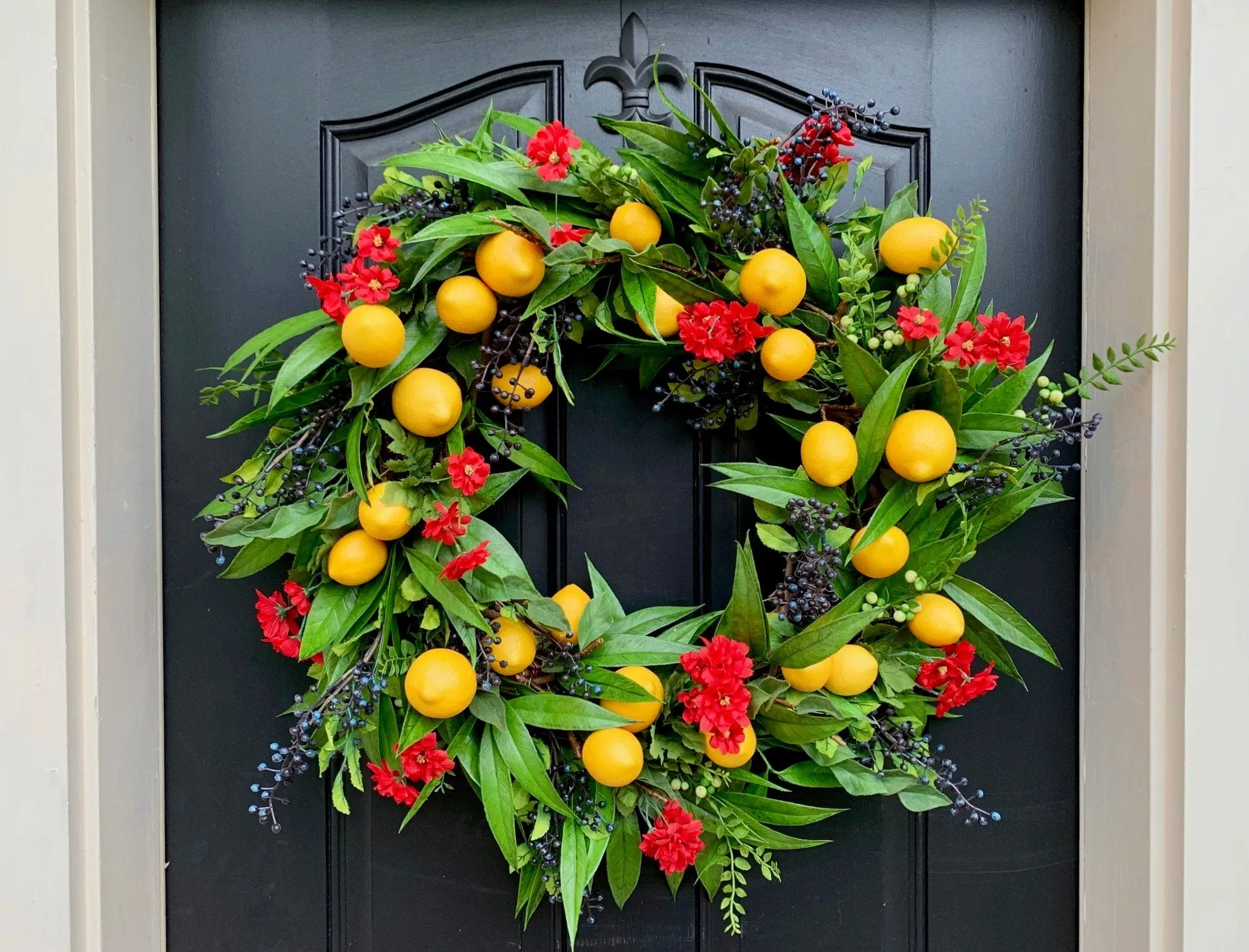 Southern Charm Lemon Wreath