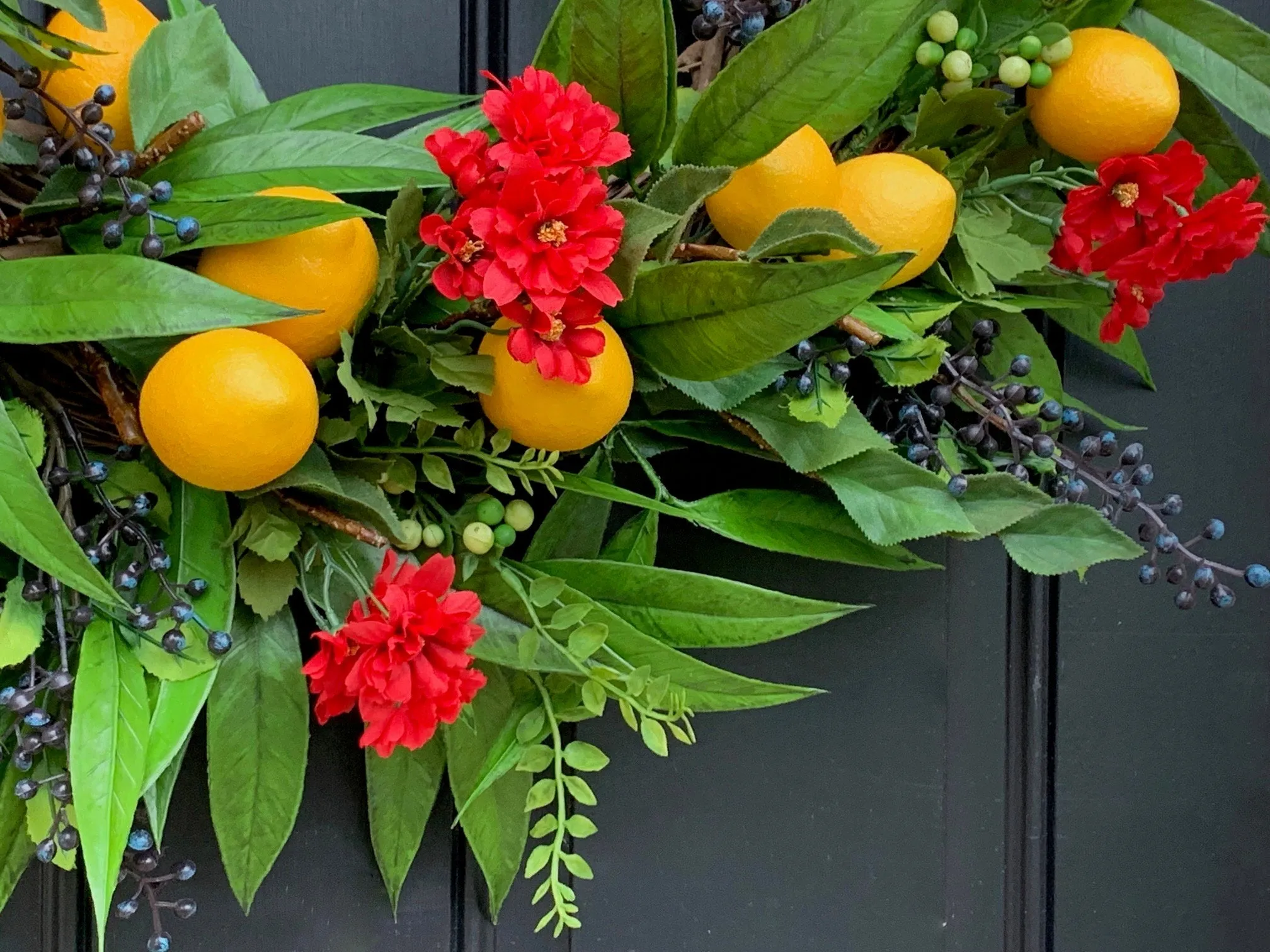 Southern Charm Lemon Wreath