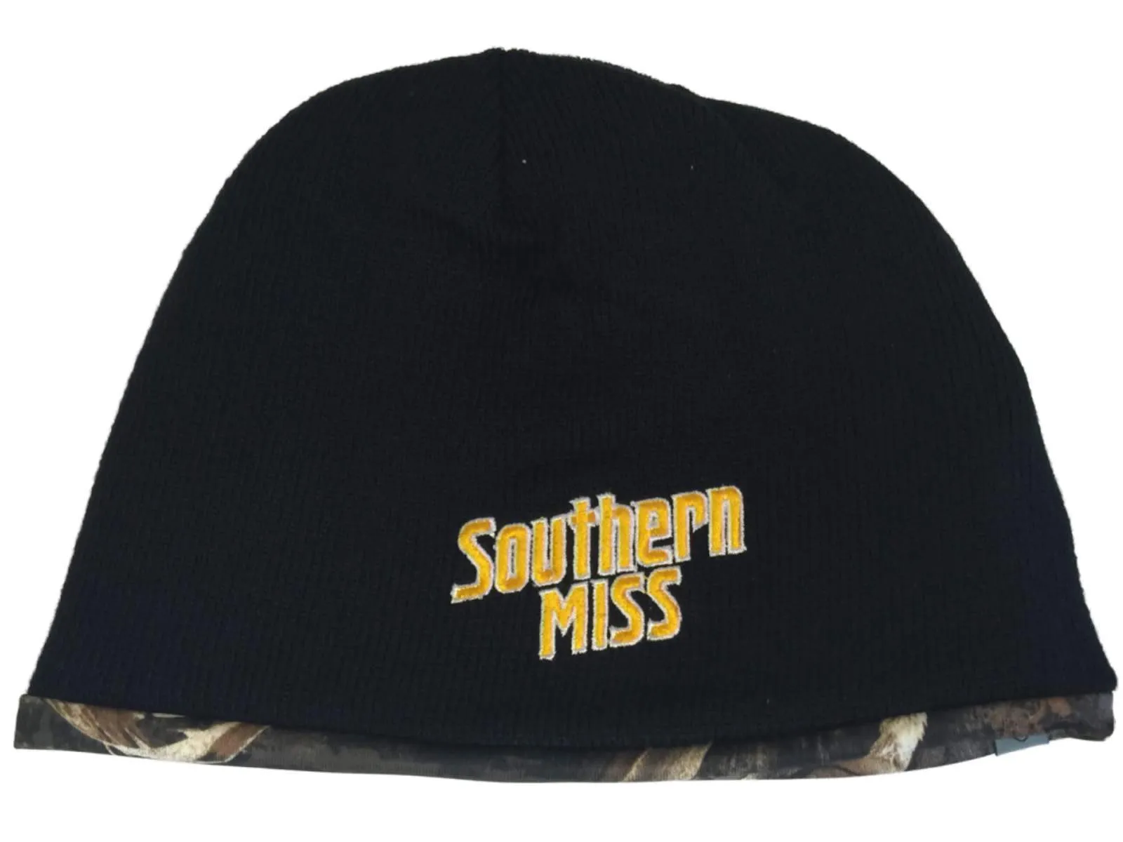 Southern Miss Golden Eagles TOW Realtree Max5 Seasons Reversible Beanie Hat Cap