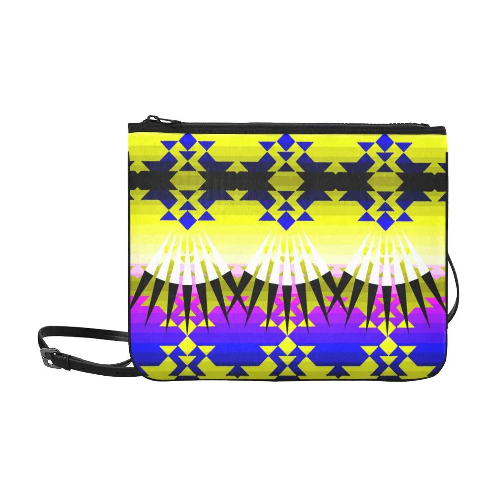 Southwest Ribbonwork Bustles Slim Clutch Bag