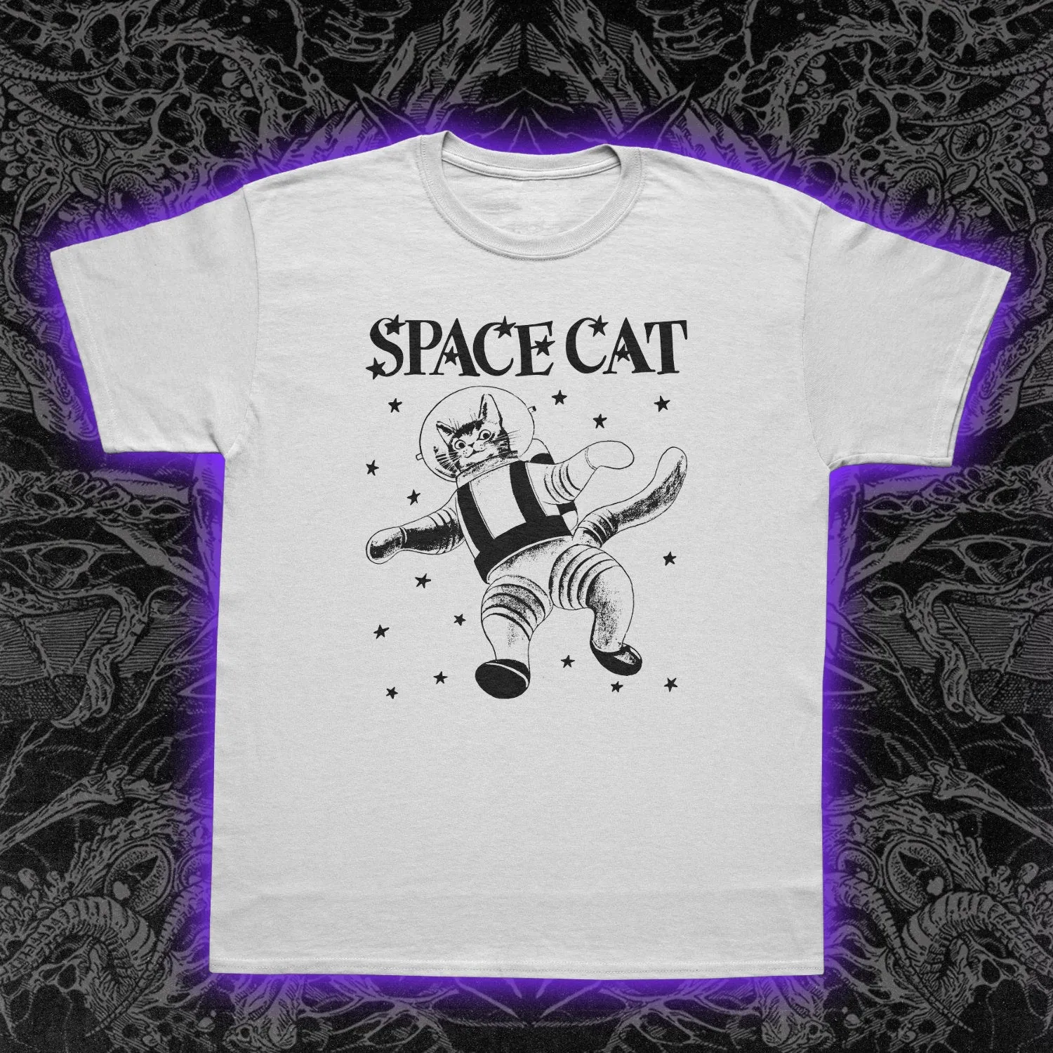 Space Cat Slim Fit Tee