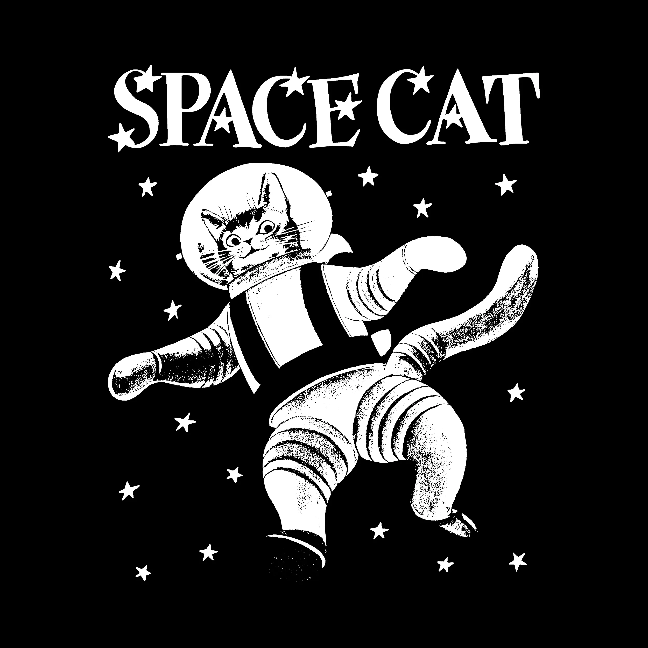 Space Cat Slim Fit Tee