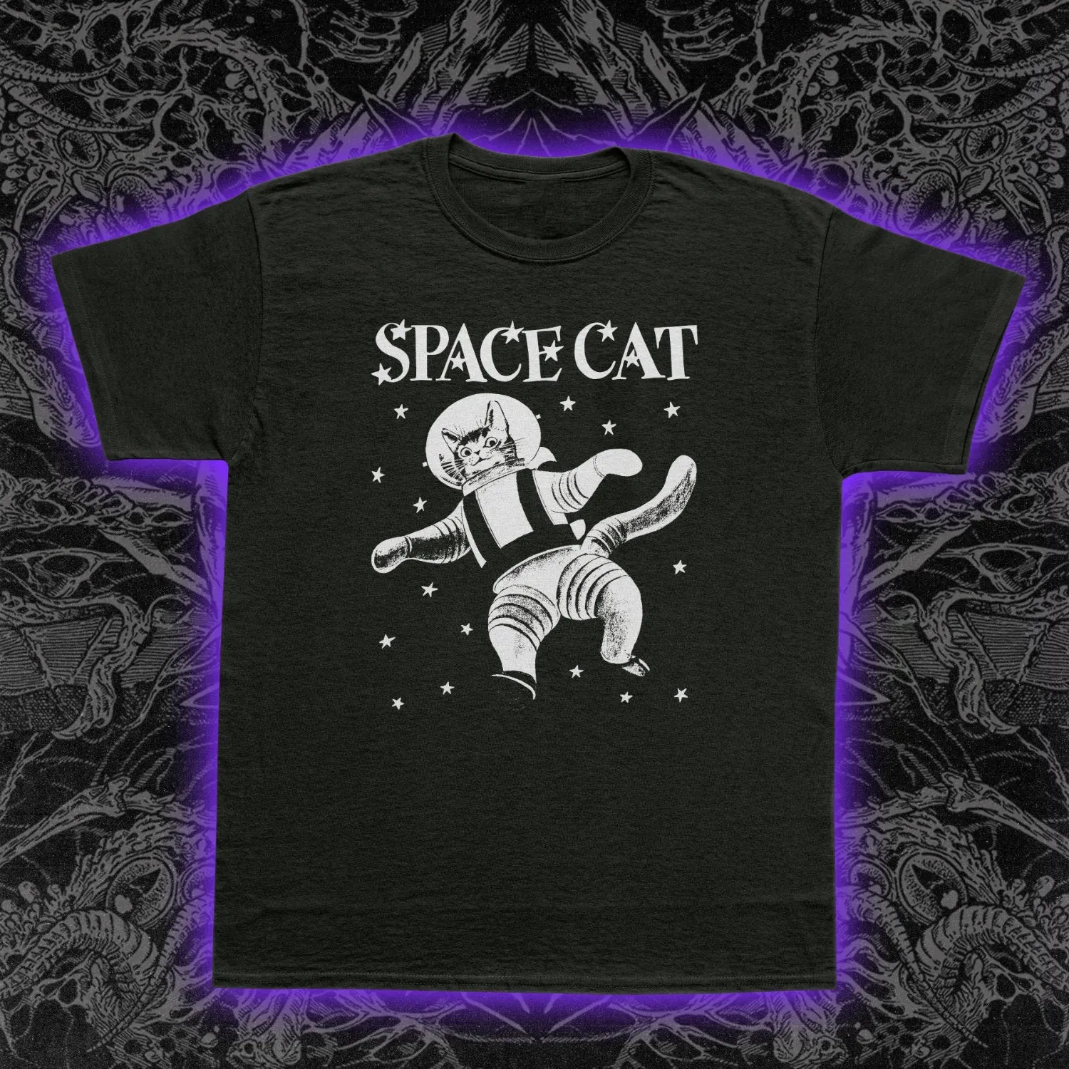 Space Cat Slim Fit Tee