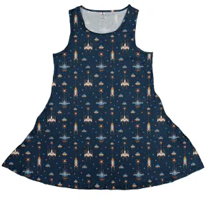 Space Retro Arcade Dress