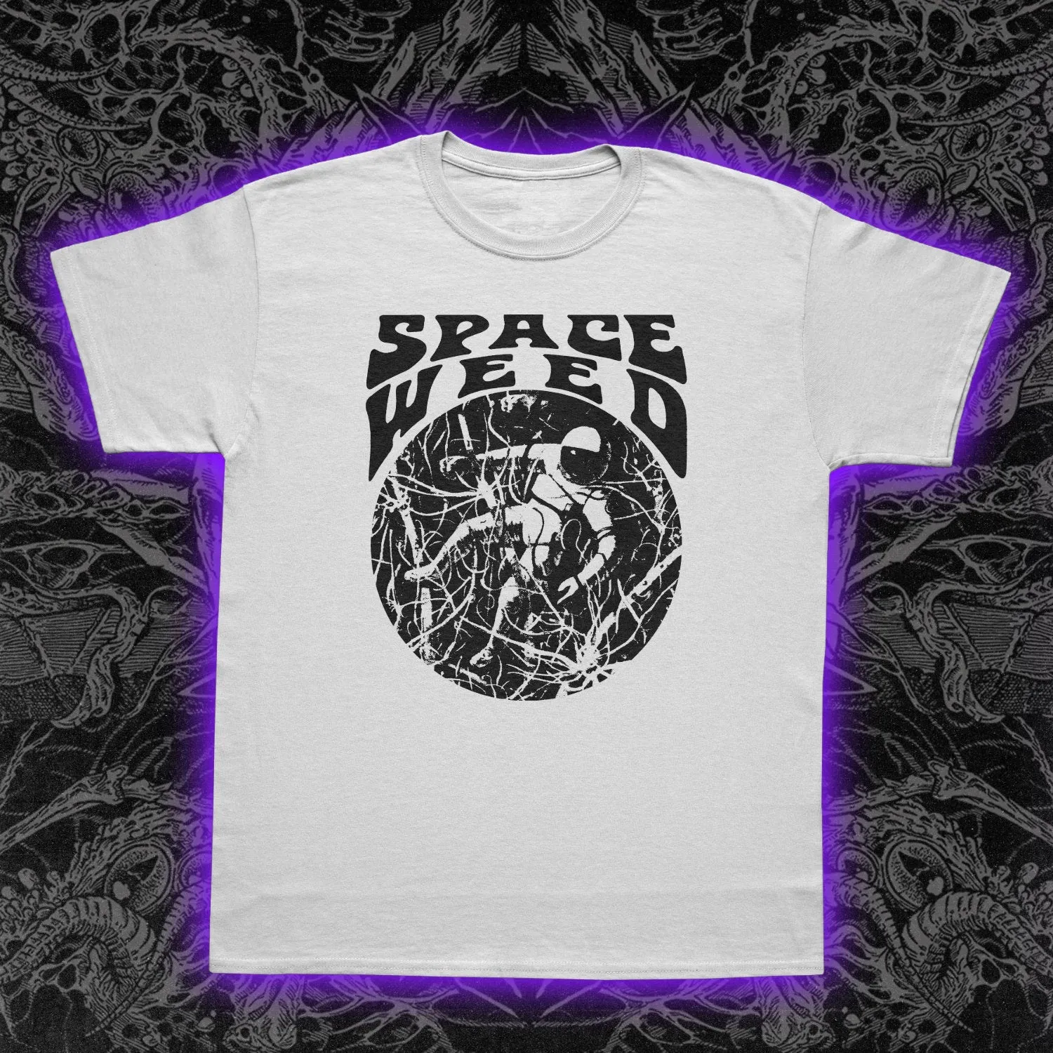 Space Weed Slim Fit Tee