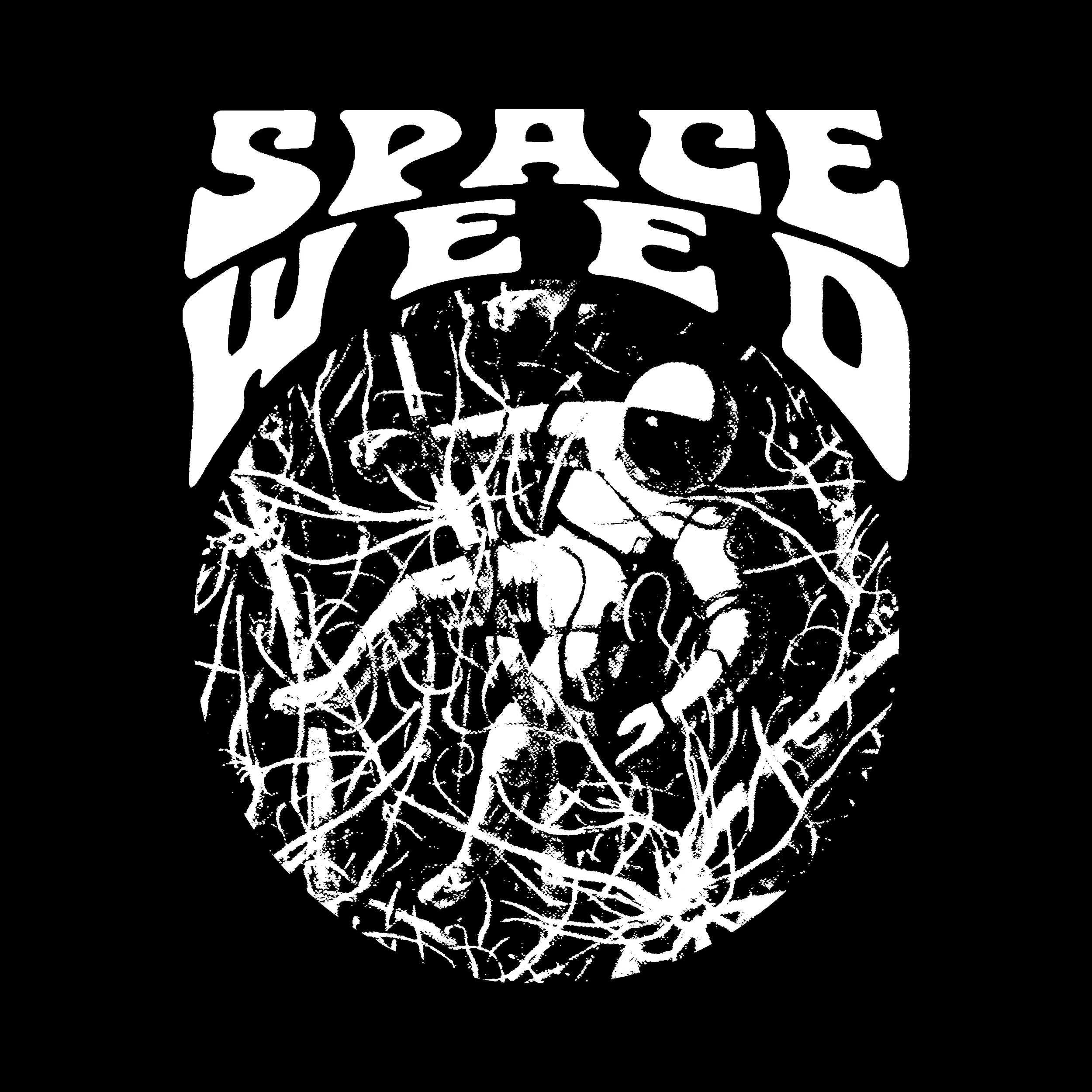 Space Weed Slim Fit Tee