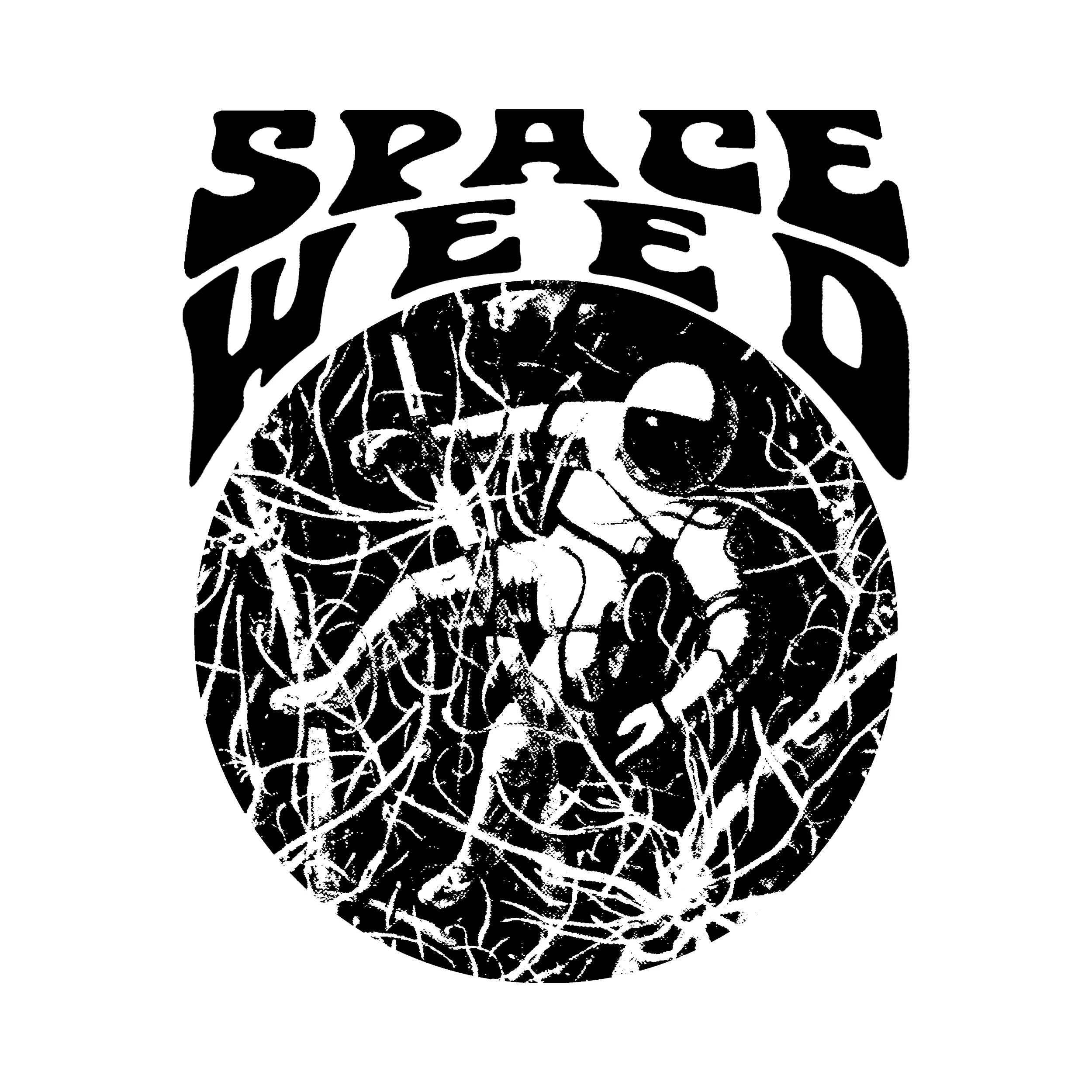 Space Weed Slim Fit Tee