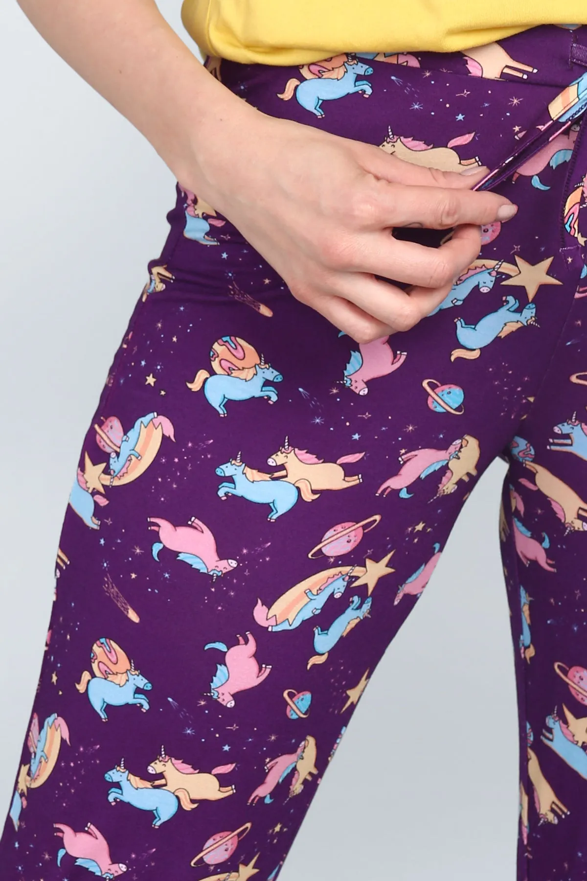 Spaced Out Unicorn Capri Set