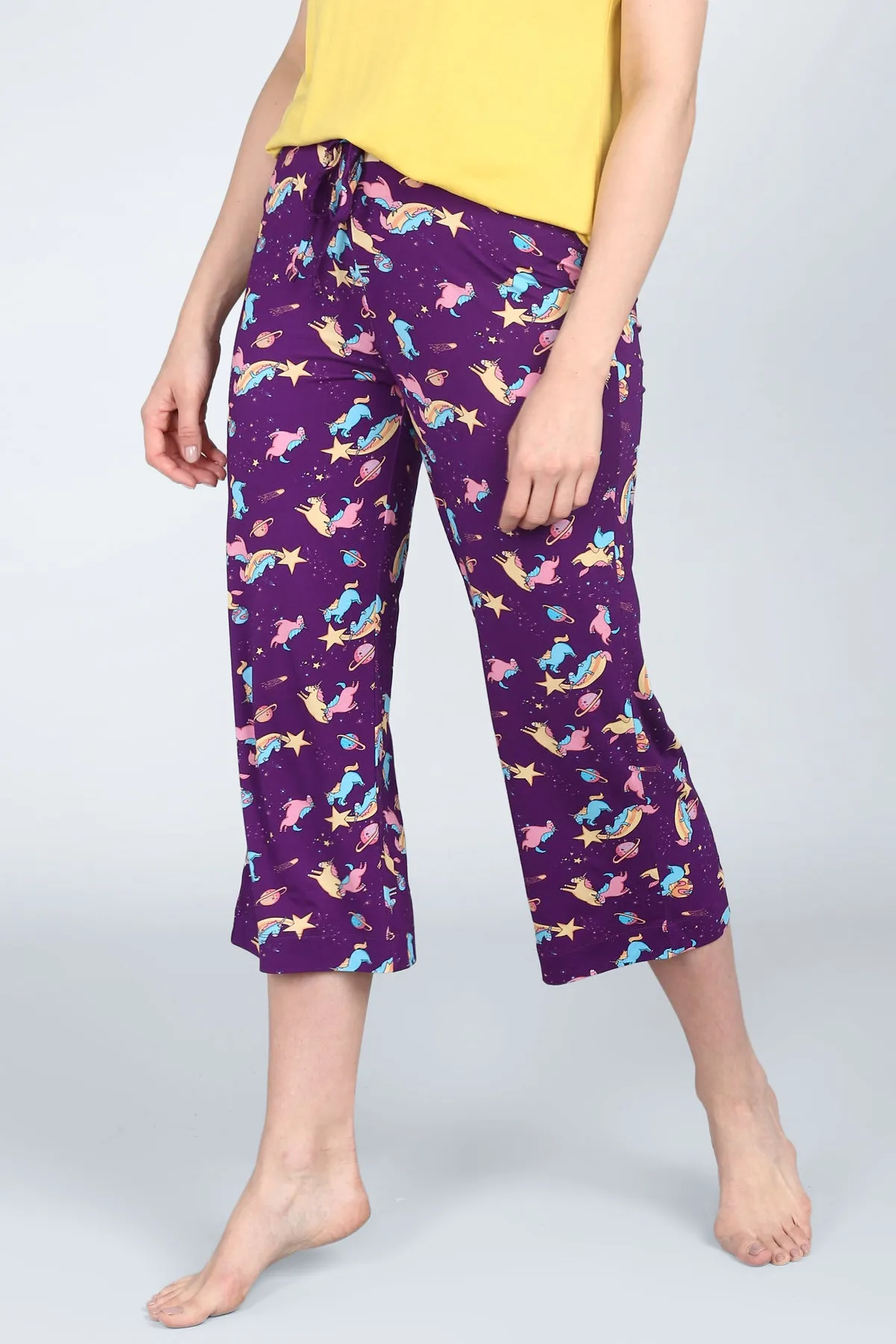 Spaced Out Unicorn Capri Set