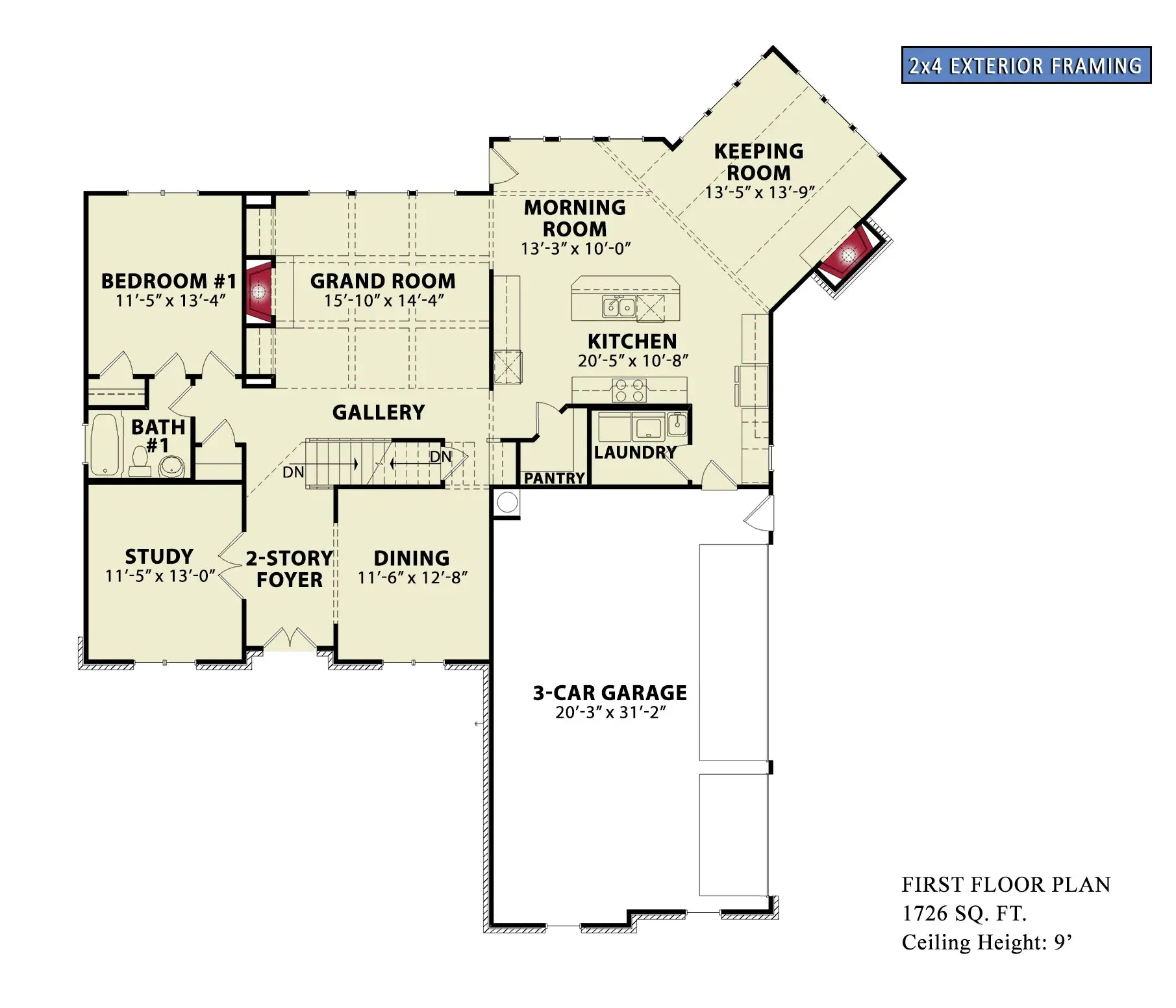 Spacious 5-Bedroom Home with Functional Layout