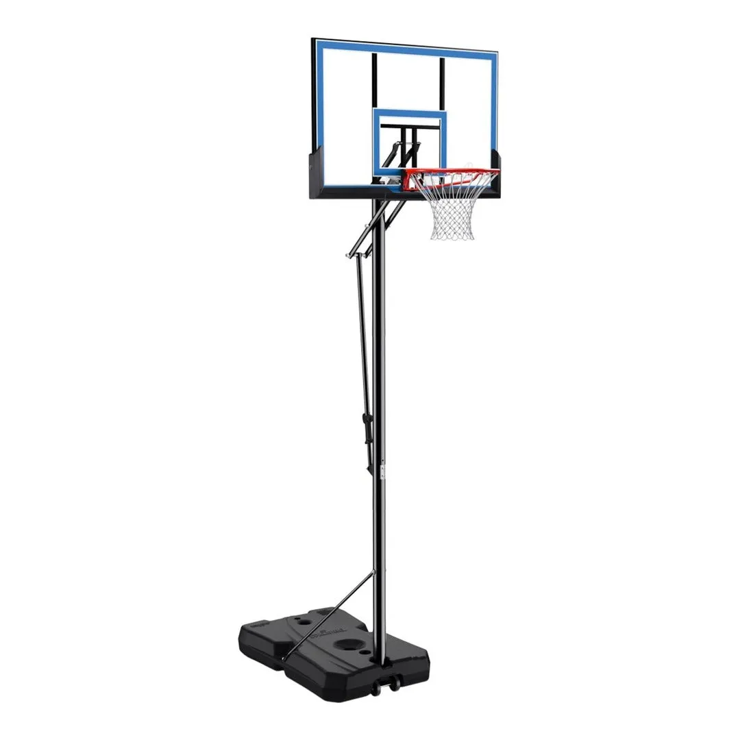 Spalding 48" Polycarbonate Portable w/ Pro Glide Liﬅ Basketball System