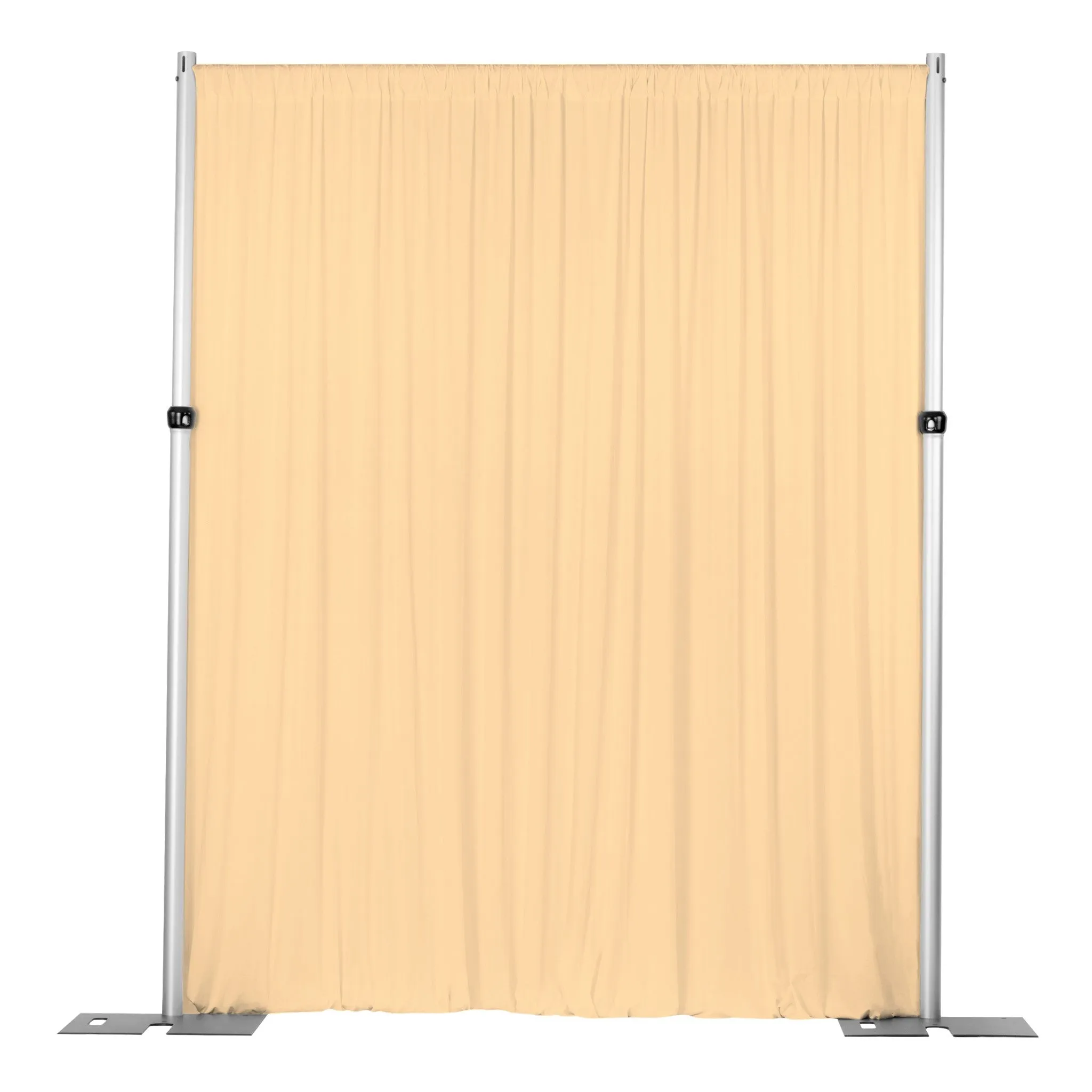 Spandex 4-way Stretch Backdrop Drape Curtain 18ft H x 60" W - Champagne